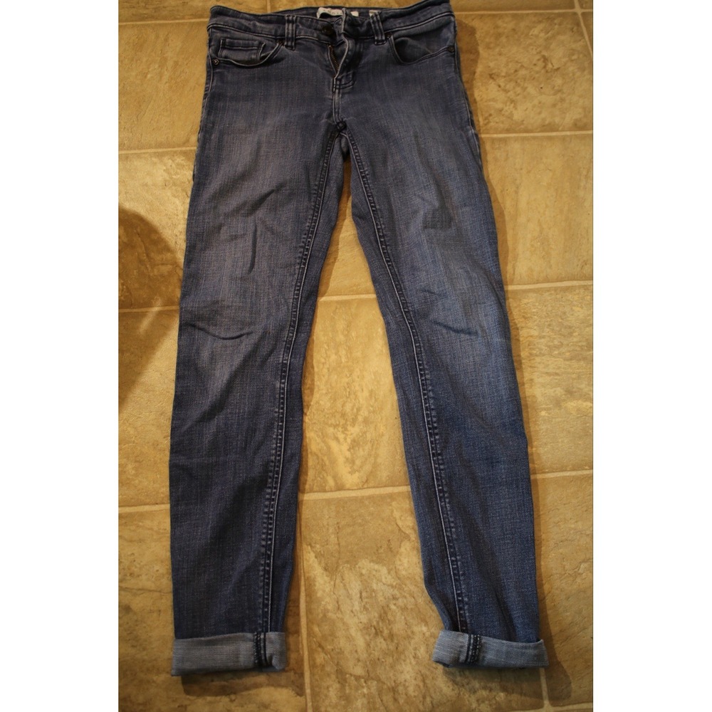 Eunina Jeans Mid Rise Skinny Ankle Size 26